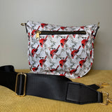 The Roni Nylon Crossbody - Cardinal