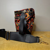 The Roni Nylon Crossbody - Moody Crimson Floral