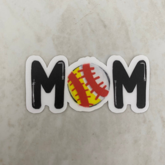 Vinyl Sticker - Mama - Softball/Baseball Mom