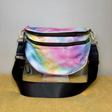 The Roni Nylon Crossbody - Tie Dye Ombré Pastel