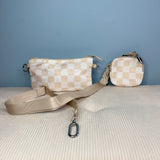 Tara - Double Pouch Nylon Crossbody