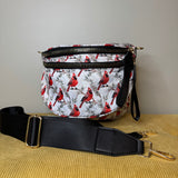The Roni Nylon Crossbody - Cardinal