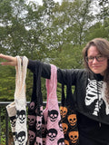 Tote Bag - Knit Sweater - Skull - PREORDER