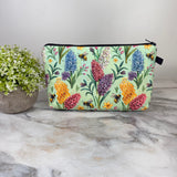 Pouch - Bees Hydrangea on Mint