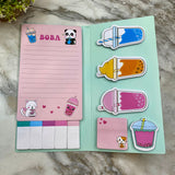 Sticky Note Booklet Set - Boba (#1) - PREORDER 6/21-6/24