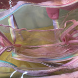 Clear Backpack - Pink