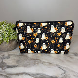 Pouch - Halloween Fall - Floral Ghost
