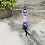 Keychain - Silicone Bead - Religious - Jesus