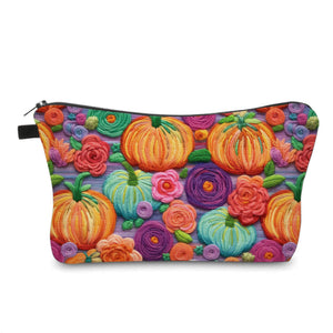 Pouch - Pumpkin Colorful Embroidery