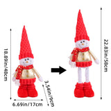 Telescopic Standing Christmas Decor - Red