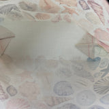 Canvas Pouch XL - Beach Shells