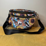 The Roni Nylon Crossbody - Sunflower Cow Wood