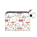 Mini Pouch - Sailboats