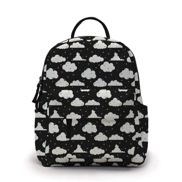 Mini Backpack - Cloud Black + White