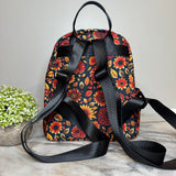 Mini Backpack - Moody Crimson Floral