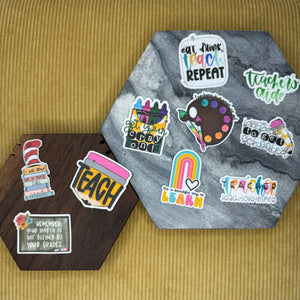 Vinyl Sticker - 10 Pack - Teacher (I)
