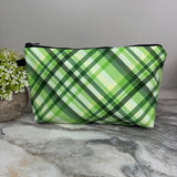 Pouch - St Patrick’s Day - Plaid, Green
