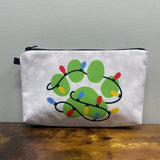 Pouch - Holiday Christmas - Paw & Lights