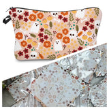 Pouch & Sticky Note Bundled Set - Floral Ghost