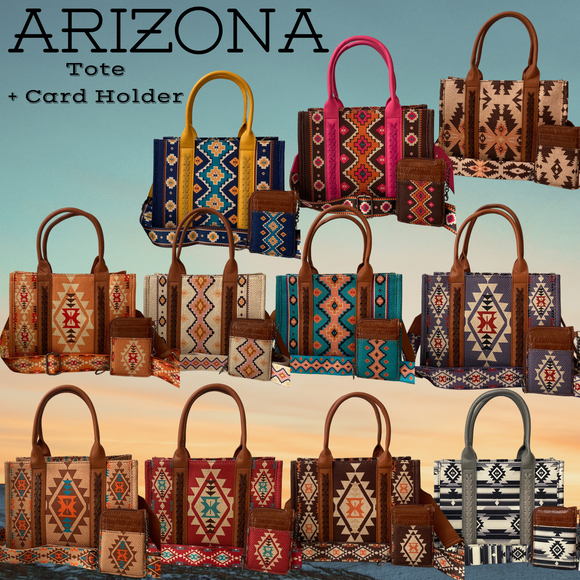 Arizona Tote + Card Holder - Large - PREORDER 3/1-3/3