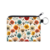 Set - Floral Blooms Red Orange Blue