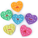 OMG! Pop Fidgety Toys - Mini Conversation Hearts