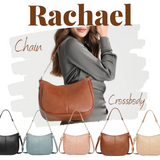 Rachael Crossbody Purse - Faux Leather Strap