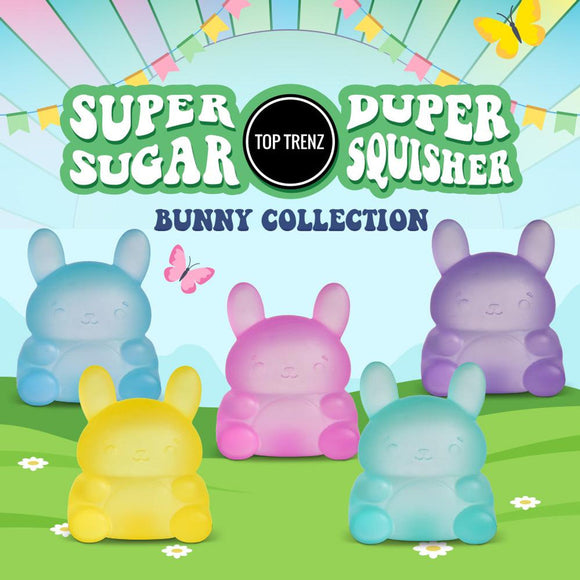 Super Duper Sugar Squisher Toy - Bunny