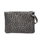 Clutch - Oversized Faux Leather with Wrist Loop