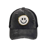 Hat - Smile, Distressed