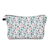 Pouch - Floral Tiny Green Pink