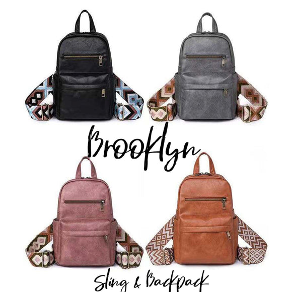 Brooklyn Sling Crossbody Backpack