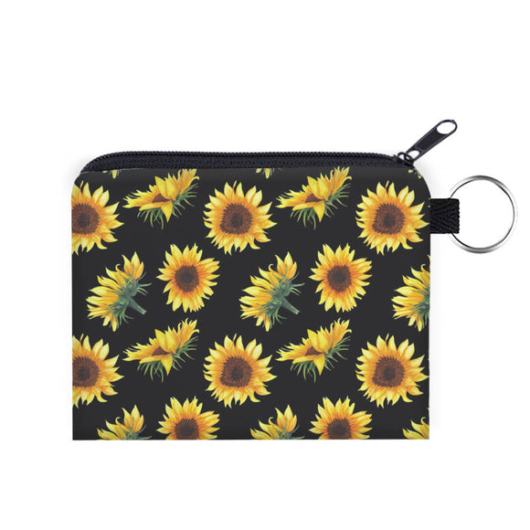 Mini Pouch - Sunflower Stem