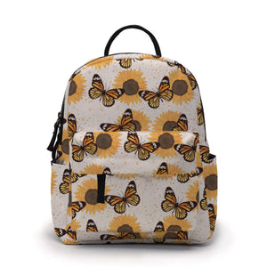Mini Backpack - Butterfly Sunflower