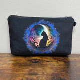 Pouch - Cat Moon on Black