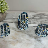 Jumbo Paperclip - Blue Yellow Floral