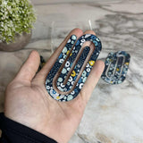 Jumbo Paperclip - Blue Yellow Floral