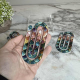 Jumbo Paperclip - Teal Mermaid