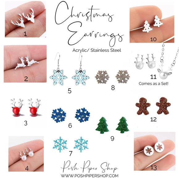 Christmas Earrings 🎄