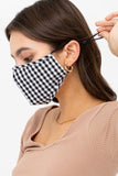 Adjustable Gingham Mask