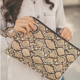 Oversized Grommet Clutch - Prints