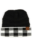 C.C Messy Bun Beanie