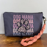Pouch - Dog Mama Charcoal Paw
