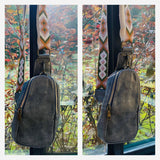 The Samantha Sling Crossbody - Medium Grey