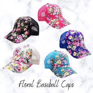 Floral Baseball Hat