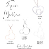 Figure Cutout Necklace