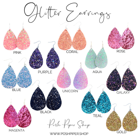 Glitter Earrings