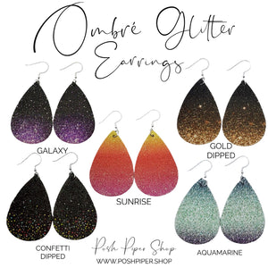 Ombré Glitter Earrings