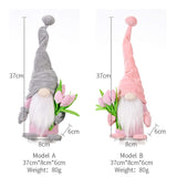 Gnome - Grey Pink Floral