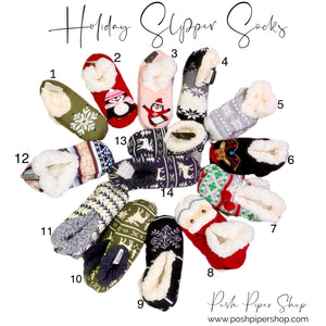 Holiday Slipper Socks